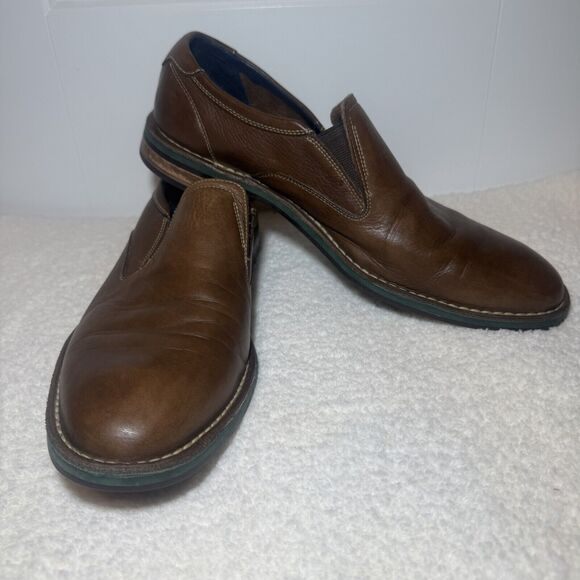 COLE HAAN AIR BROWN LEATHER LOAFER MEN’S US  10.5 - Picture 1 of 10